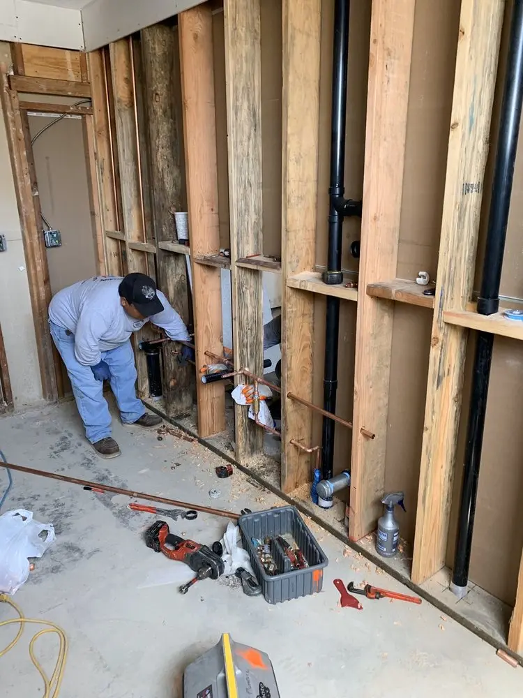 Commercial rough-in plumbing for Gas Line Repair in Oakland Vale